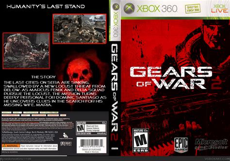 Gears of War 2 Xbox 360 Box Art Cover by randomestfilms