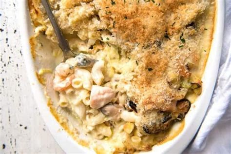 Seafood Gratin Pasta Bake | RecipeTin Eats