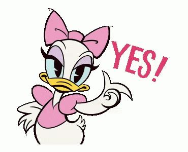 Daisy Duck Yes GIF - DaisyDuck Yes Fabulous - Discover & Share GIFs