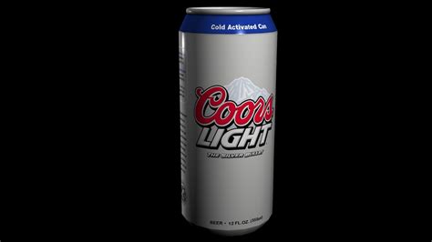 Mikey C In 3d! _____: Low Poly Coors Light Can