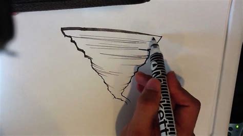 How to Draw a Tornado - Easy Things to Draw - YouTube