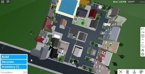 Bloxburg Town Layout No Large Plot