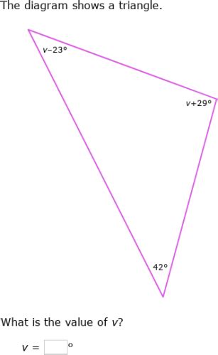 IXL - Triangle Angle-Sum Theorem (Geometry practice)