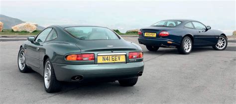 1995 Aston-Martin DB7 3.2 Automatic vs. 1998 Jaguar XKR 4.0 X100 ...