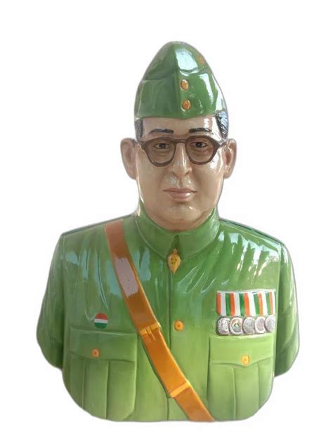 green Netaji Subhas Chandra Bose Statue marble, Outdoor, Size: 2.5 Feet at Rs 35000 in Makrana