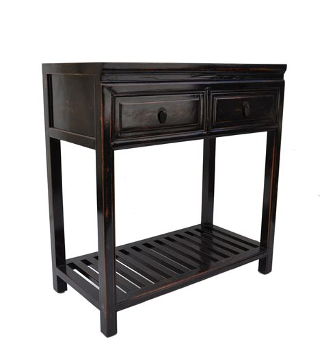 Black Lacquer Nightstand - Mecox Gardens