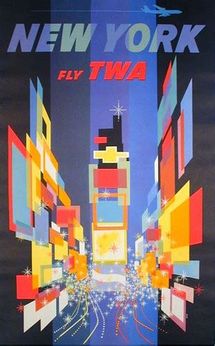 New York by TWA | Image courtesy of the L-Dopa Jet Set Moder… | Flickr