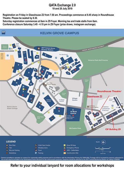 Qut Kelvin Grove Campus Map - State Coastal Towns Map