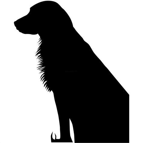 Golden Retriever Silhouette Vector at GetDrawings | Free download