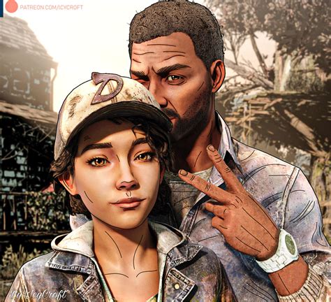 The Walking Dead Game - Clementine and Lee by ICYCROFT on DeviantArt