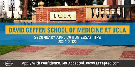 David Geffen School of Medicine (UCLA) Secondary Application Essay Tips [2021 – 2022 ...