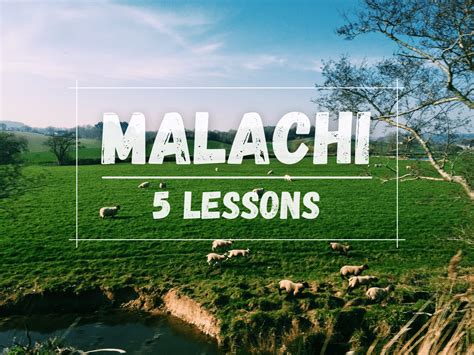 Malachi Bible Study Guide - 5 Online Lessons With Questions