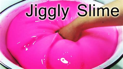 How To Make Jiggly slime With PVA Powder Slime | Jiggly Watery Slime ...