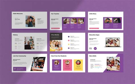 Minimal Education Powerpoint Presentation Template