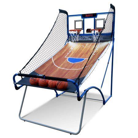 Espn EZ-Fold 2-Player Basketball Game with Authentic PC Backboard 2 ...