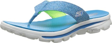 Skechers Performance Women's Go Walk Move Solstice Flip Flop,Turquoise ...