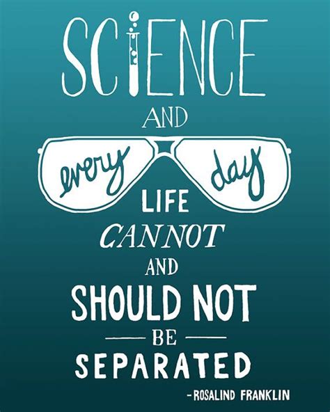 8x10 Rosalind Franklin Quote, Hand Lettered Artwork, Science Poster Art Print, Female Sci ...