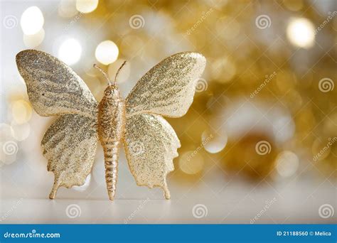 Golden butterfly stock photo. Image of card, glamour - 21188560