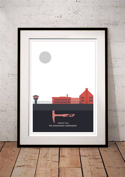 The Shawshank Redemption Poster Home Decor Minimal Print | Etsy