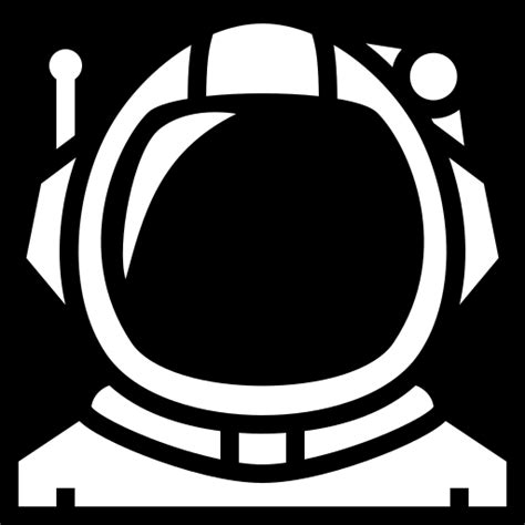 Astronaut helmet icon, SVG and PNG | Game-icons.net