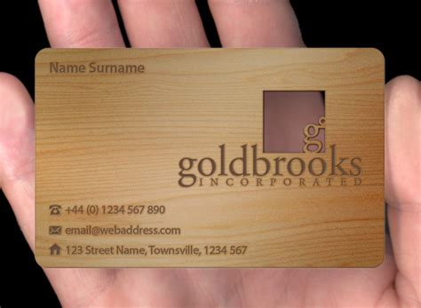 Wood Business Cards — PlasmaDesign