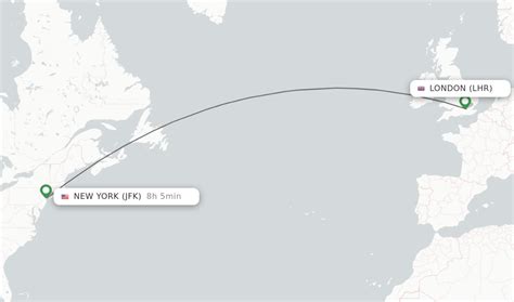 Direct (non-stop) flights from London to New York - schedules - FlightsFrom.com