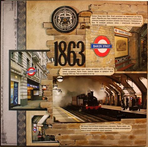 London Underground 1863 - Vintage Scrapbook Inspiration