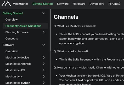 Meshtastic Frequently Asked Questions (FAQ) - Meshtastic