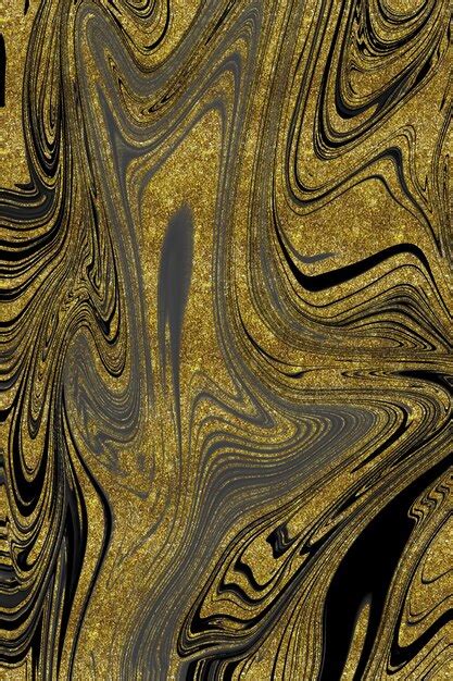 Premium Photo | Black and gold marble texture