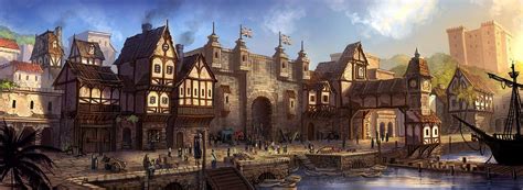 Newest 20+ Medieval Town Concept Art