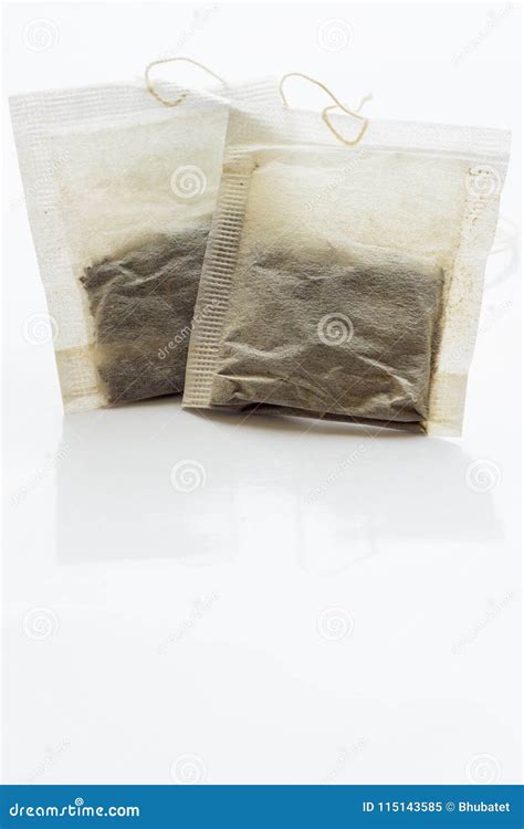 Two Instant Green Tea Sachets Stock Image - Image of isolated, medicine ...