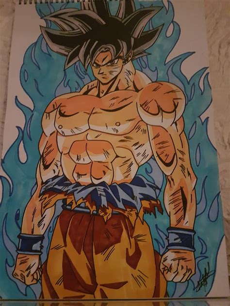 Dessin Sangoku ultra instinct