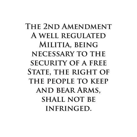 The 2nd Amendment of the constitution second rights wording meaning definition full text ...