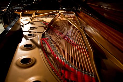 Concert Grand Piano Sound Board Stock Photo - Download Image Now - iStock