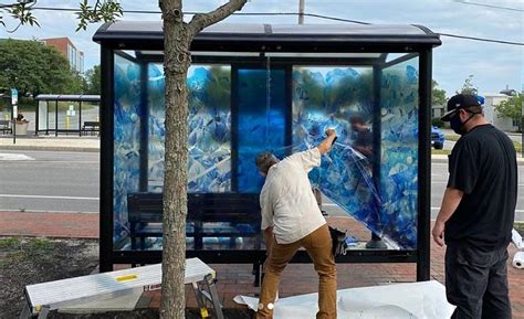 The New Bus Stop Shelter Art in Portland is Amazing