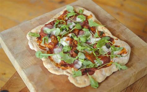 Wholemeal Salami Pizza - Pizza Recipes | The Usual Saucepans