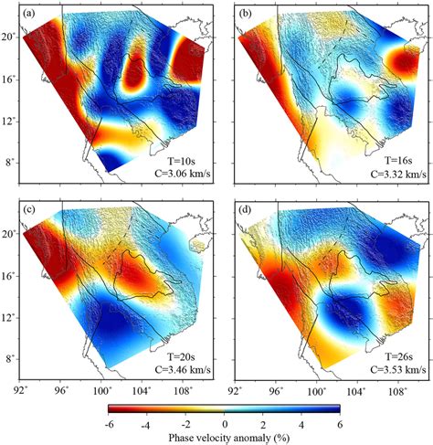 Maps of Rayleigh‐wave phase velocity anomalies from ambient noise ...