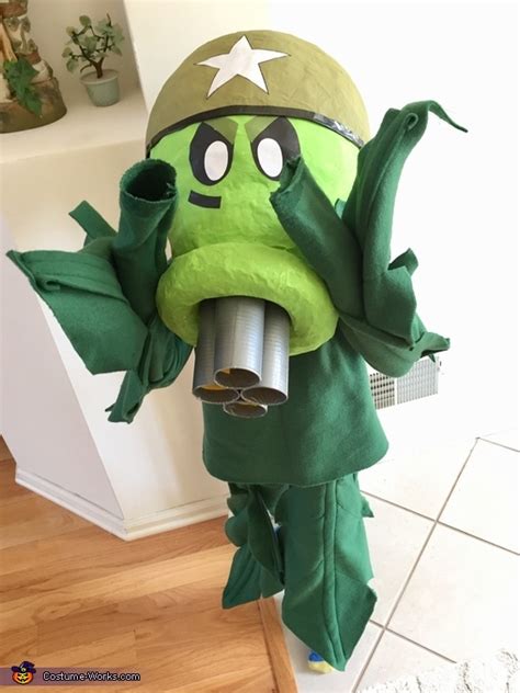 Plants vs. Zombies Gatling Peashooter Costume