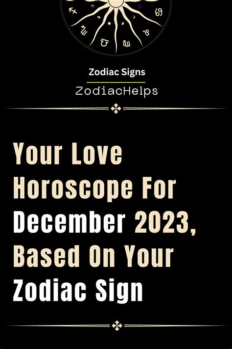 Your Love Horoscope For December 2023, Based On Your Zodiac Sign | zodiac Signs