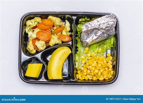 Healthy Diet Meal Plan in Bento Box Stock Photo - Image of nutrition ...