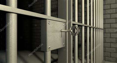 Jail Cell Door Lock — Stock Photo © albund #11827311