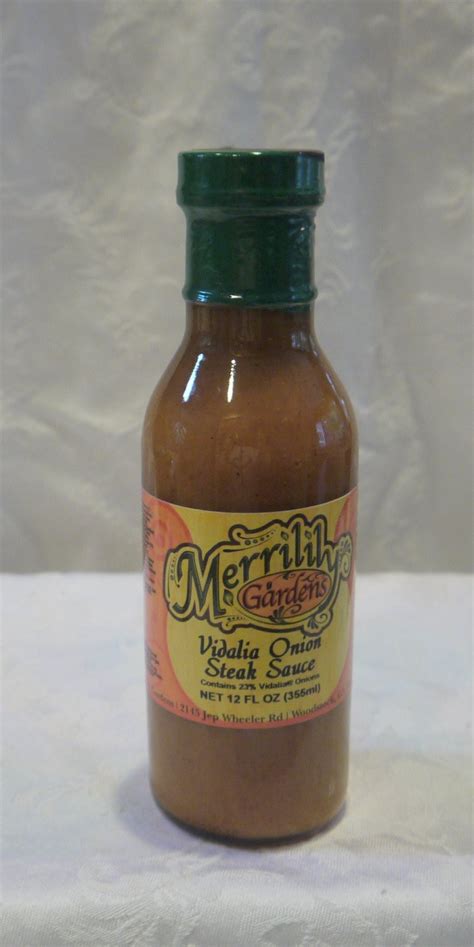 Vidalia Onion Steak Sauce – Merrilily Gardens