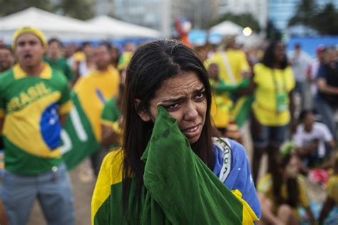 Brazilian Soccer Fans Cheering