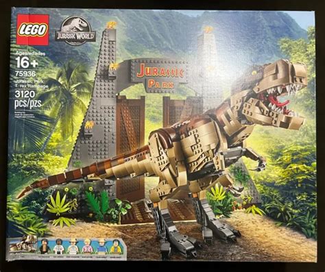 LEGO JURASSIC WORLD: Jurassic Park T. rex Rampage (75936) Usato 99% ...