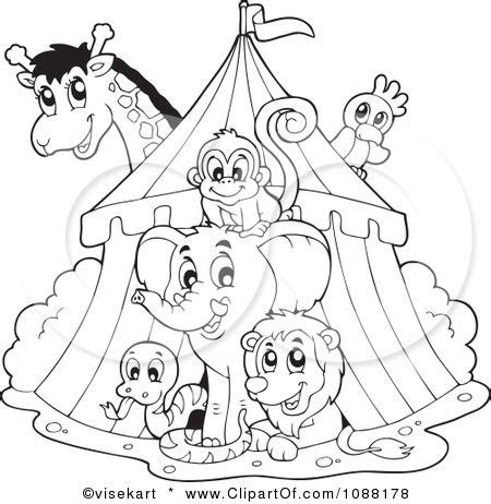 Circus Tent Coloring Pages at GetDrawings | Free download