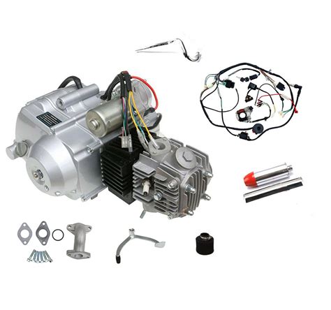 Motorcycle Parts REVERSE ATV QUAD GO KART 3+1 P EN19-BASIC 125CC SEMI AUTO ENGINE MOTOR 3 SPEED ...