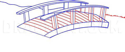 How To Draw A Bridge, Step by Step, Drawing Guide, by Dawn | dragoart ...