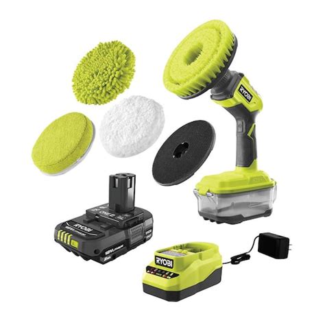 Reviews for RYOBI ONE+ 18V Cordless Compact Power Scrubber Kit with 2.0 ...