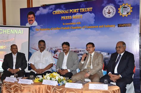 FAPCCI: Chennai Port trust Press Meet on “Trade and Port Related”