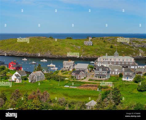 The Island Inn, Monhegan, Monhegan Island, Maine, USA Stock Photo - Alamy